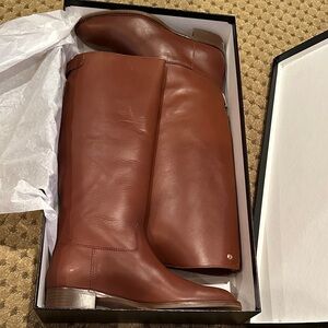 J. Crew Brown Leather Knee-High Boots